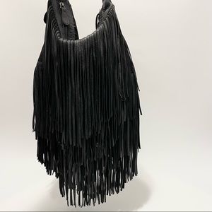 FREE PEOPLE | Lost And Found Fringe Leather Bag